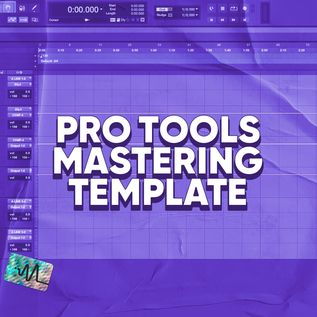 Pro Tools Mastering Template